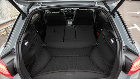 The New Audi Q2 has a spacious boot capacity