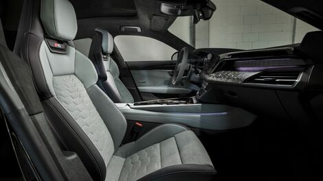 Sustainable interior options for the Audi RS e-tron GT