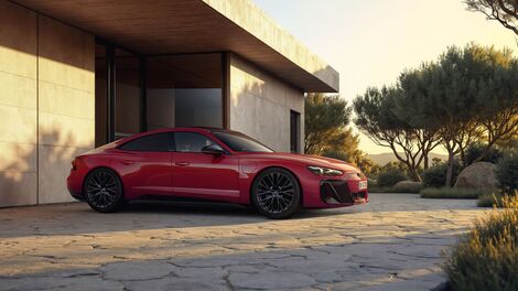 Exceptional range for the e-tron GT quattro