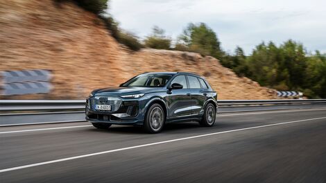 High performance of the Audi Q6 SUV e-tron