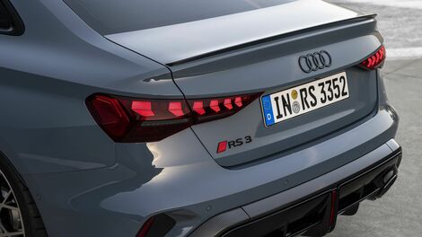 Audi RS 3 Saloon: 39 litres of boot space