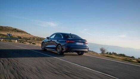 Command the road with the Audi S3 Saloon