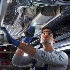 Volkswagen van servicing