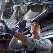 Volkswagen van servicing