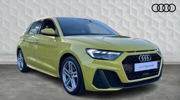 2022 Audi 1.0 TFSI 30 S line Sportback Euro 6 5-door (Yellow) - Image: 1