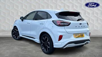 2022 Ford 1.0T EcoBoost MHEV ST-Line X Euro 6 5-door (White) - Image: 3