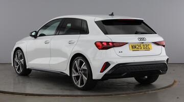 2025 Audi TFSI 35 Black Edition Sportback S Tronic Euro 6 5-door (White) - Image: 3