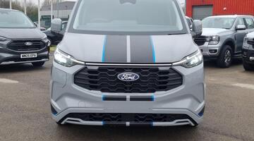 2026 Ford 320 Duratec 11.8kWh Sport Crew Van Auto Euro 6 5-door (Grey) - Image: 2