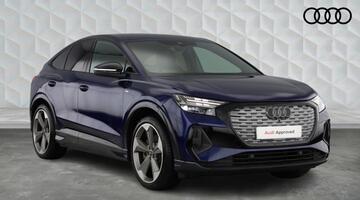 2023 Audi 40 Black Edition Sportback Auto 5-door 82kWh (Blue) - Image: 1