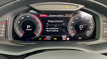 2025 Audi 3.0 TFSI V6 55 Black Edition Tiptronic quattro Euro 6 5-door (Black) - Image: 14