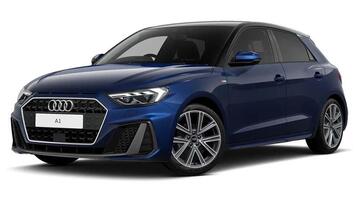 2026 Audi 1.0 TFSI 30 S line Sportback Euro 6 5-door (Blue) - Image: 1