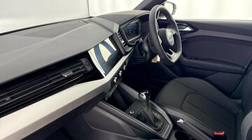 2025 Audi 1.0 TFSI 30 Black Edition Sportback S Tronic Euro 6 5-door (White) - Image: 2