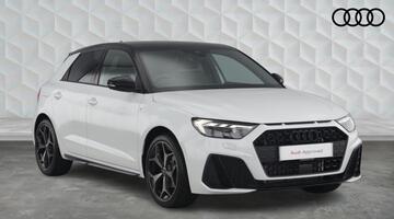 2025 Audi 1.0 TFSI 30 Black Edition Sportback S Tronic Euro 6 5-door (White) - Image: 1