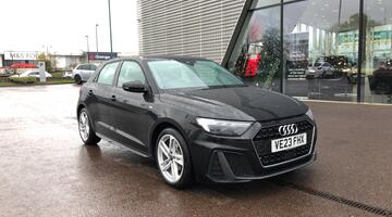 2023 Audi 1.0 TFSI 30 S line Sportback Euro 6 5-door (Black) - Image: 1