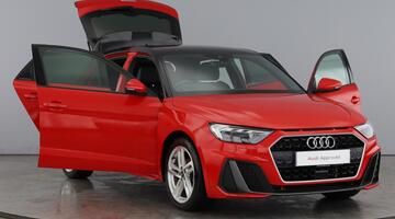 2022 Audi 1.0 TFSI 25 S line Sportback Euro 6 5-door (Red) - Image: 9