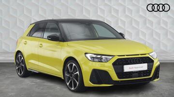 2023 Audi TFSI 35 Black Edition Sportback S Tronic Euro 6 5-door (Yellow) - Image: 1