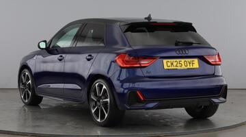 2025 Audi TFSI 35 Black Edition Sportback S Tronic Euro 6 5-door (Blue) - Image: 3