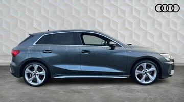 2022 Audi TFSI 35 S line Sportback Euro 6 5-door (Grey) - Image: 4
