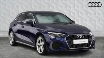 2023 Audi 1.0 TFSI 30 S line Sportback Euro 6 5-door (Blue) - Image: 1