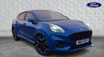 2022 Ford 1.0T EcoBoost MHEV ST-Line X Euro 6 5-door (Blue) - Image: 1