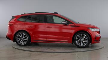 2023 Škoda 82kWh 80x SportLine Auto 4WD 5-door (DC125kW) (Red) - Image: 5
