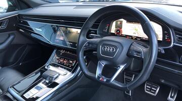 2022 Audi 3.0 TFSI V6 55 Black Edition Tiptronic quattro Euro 6 5-door (Blue) - Image: 6