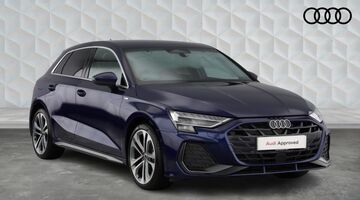 2025 Audi TFSI S line Sportback S Tronic Euro 6 5-door (Blue) - Image: 1