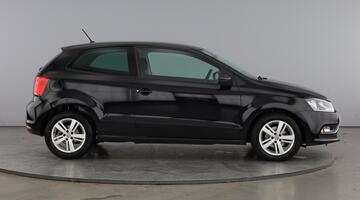 2017 Volkswagen TSI BlueMotion Tech Match Edition Euro 6 3-door (Black) - Image: 4