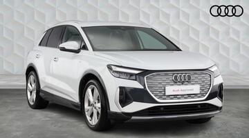 2025 Audi 45 S line Auto 5-door 82kWh (White) - Image: 1