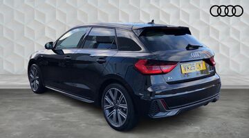 2025 Audi TFSI 35 S line Sportback S Tronic Euro 6 5-door (Black) - Image: 3