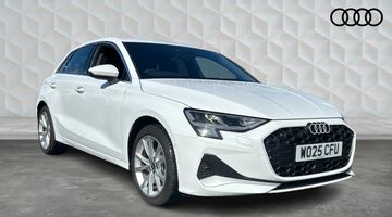 2025 Audi TFSI 30 Sport Sportback S Tronic Euro 6 5-door (White) - Image: 1