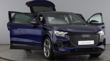 2025 Audi 45 Black Edition Sportback Auto 5-door 82kWh (Blue) - Image: 9