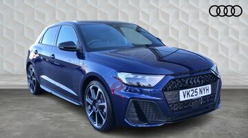 2025 Audi 1.0 TFSI 30 Black Edition Sportback S Tronic Euro 6 5-door (Blue) - Image: 1