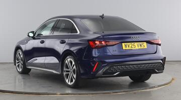 2025 Audi TFSI 35 S line S Tronic Euro 6 4-door (Blue) - Image: 3