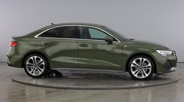 2025 Audi TFSI 30 S line S Tronic Euro 6 4-door (Green) - Image: 4