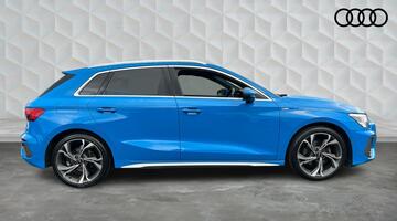 2023 Audi TFSI 35 S line Sportback S Tronic Euro 6 5-door (Blue) - Image: 4