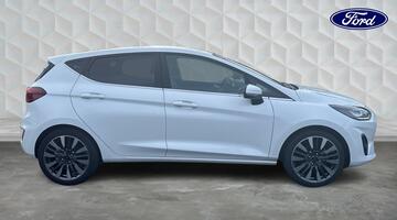 2023 Ford 1.0T EcoBoost MHEV Titanium X Euro 6 5-door (White) - Image: 4