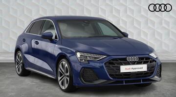 2025 Audi TFSI 30 S line Sportback S Tronic Euro 6 5-door (Blue) - Image: 1