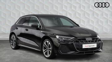 2025 Audi TFSI 30 S line Sportback S Tronic Euro 6 5-door (Black) - Image: 1