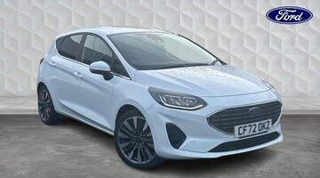 2023 Ford 1.0T EcoBoost MHEV Titanium X Euro 6 5-door (White) - Image: 1