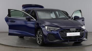 2025 Audi TFSI 35 S line S Tronic Euro 6 4-door (Blue) - Image: 9