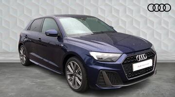 2025 Audi 1.0 TFSI 30 S line Sportback S Tronic Euro 6 5-door (Blue) - Image: 1