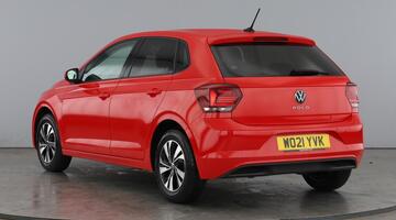 2021 Volkswagen 1.0 EVO Match Euro 6 5-door (Red) - Image: 3
