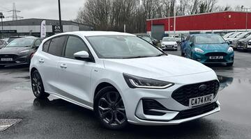 2024 Ford 1.0T EcoBoost MHEV ST-Line Euro 6 5-door (White) - Image: 1
