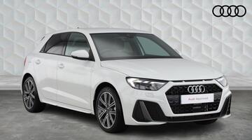 2025 Audi 1.0 TFSI 30 S line Sportback S Tronic Euro 6 5-door (White) - Image: 1