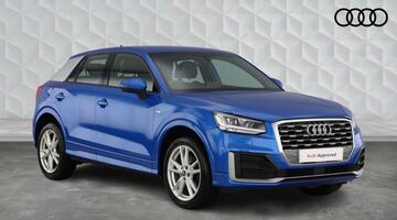2020 Audi TFSI CoD 35 S line S Tronic Euro 6 5-door (Blue) - Image: 1