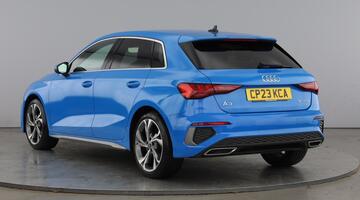2023 Audi 1.0 TFSI 30 S line Sportback Euro 6 5-door (Blue) - Image: 3