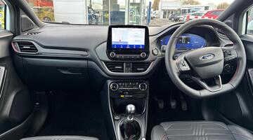 2022 Ford 1.0T EcoBoost MHEV ST-Line X Euro 6 5-door (White) - Image: 8