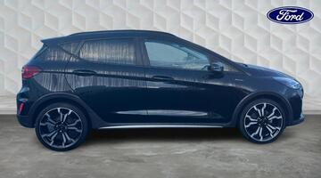 2023 Ford 1.0T EcoBoost MHEV Active X Edition Euro 6 5-door (Black) - Image: 4