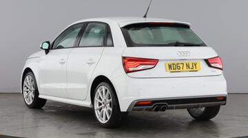 2018 Audi TFSI S line Sportback Euro 6 5-door (White) - Image: 3